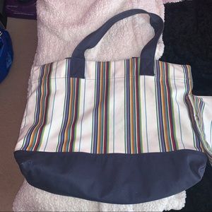 Pottery Barn Striped Tote Bag